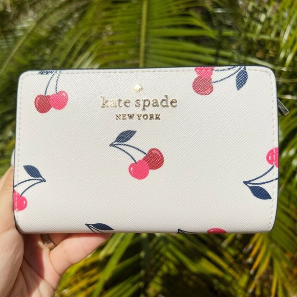 kate spade Handbags - Kate Spade Medium Compact Zip Around Wallet
